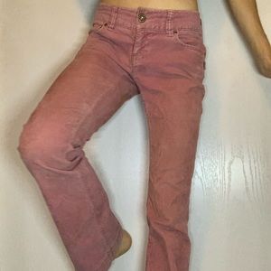 Pink corduroy pants